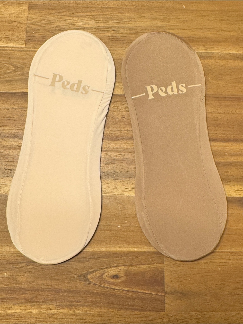 Peds No-Show Liner Sock Duo in Nude and Beige 2pairs